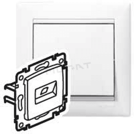 Valena- zásuvka RJ45   biela  774242 kat.6 UTP