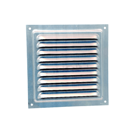 Ventilator-Vents Mriežka d=125 Al. 125x125 MVM 125s Al