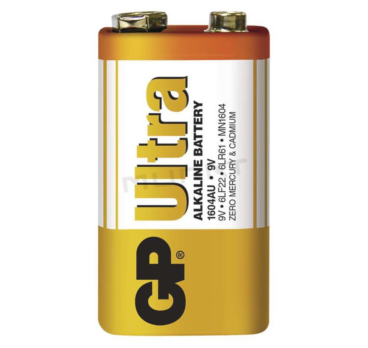 Batéria 6LF22 9V GP BATÉRIA ULTRA Alkaline fólia B1951 (blister=1ks)