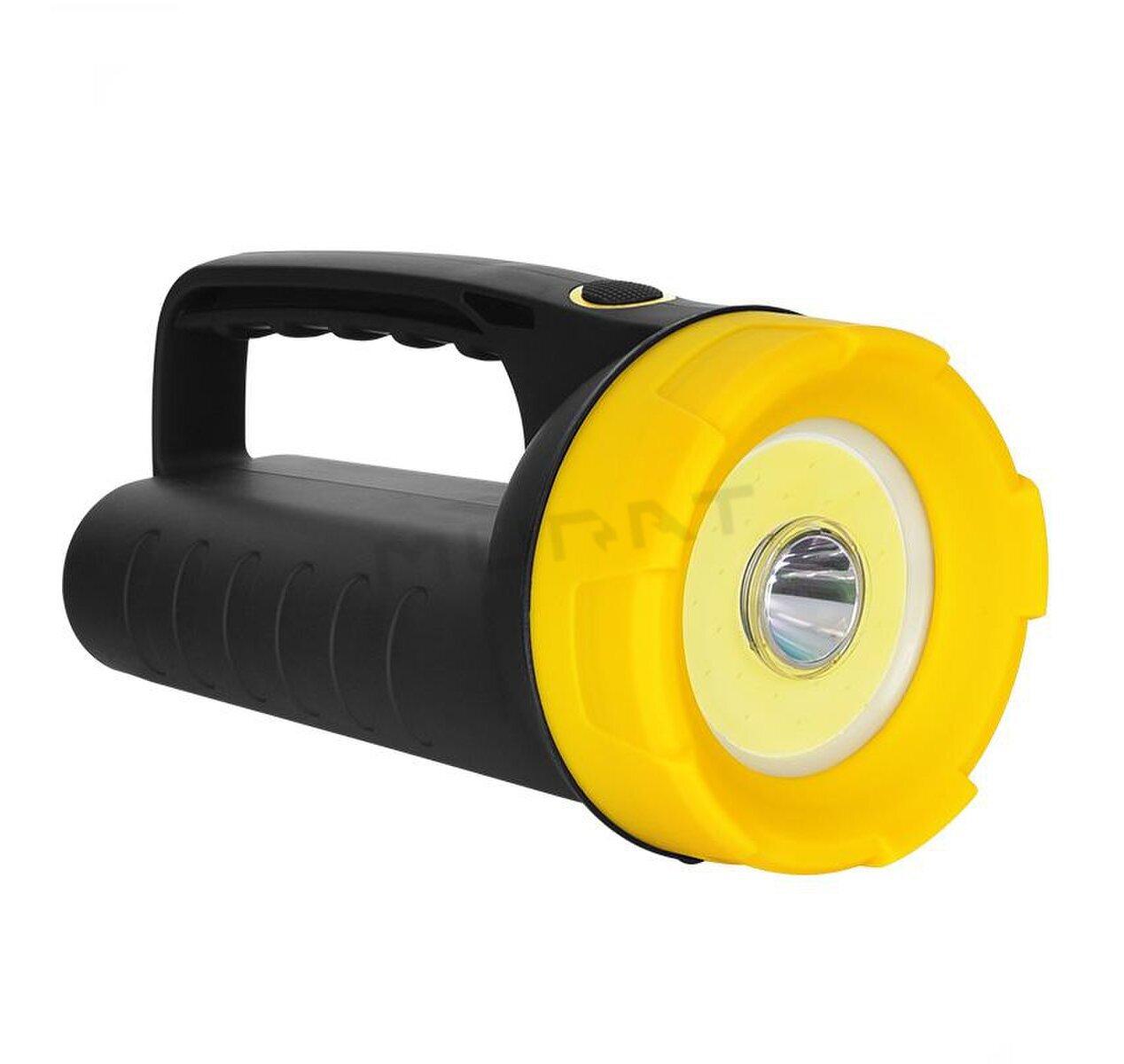 Lampa akumulátorová LED  5W OSRAM P8 + 5W COB FS02R + powerbank