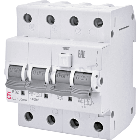 Chránič ETI- KZS 4M 16A/3p+N/030 typ AC s ističom char.C o.č.002174024