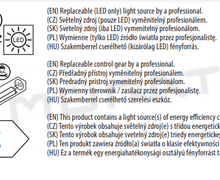 Svietidlo LED  12W LED60 FENIX-R biele 12W NW GXDW260