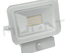 Svietidlo reflektor LED  20W IP65 PIR Slim biely 4000k LED HQ LF2122S