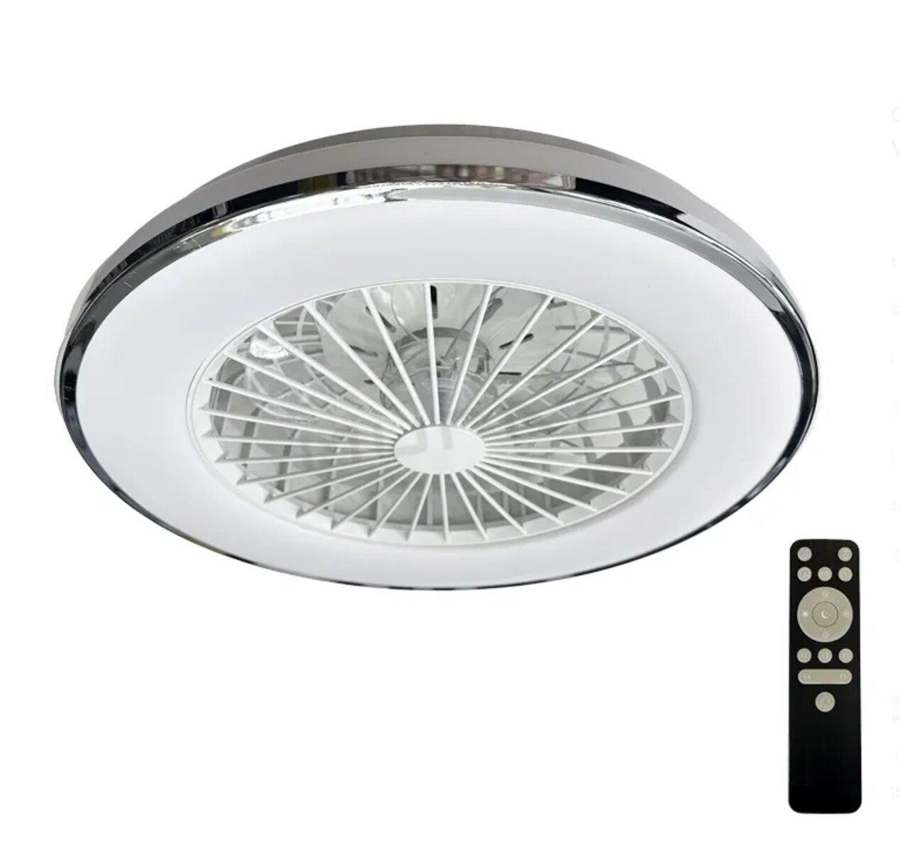 Svietidlo LED  48W/3000-6500K OPAL +diaľkový ovládač + ventilátor LCL6342