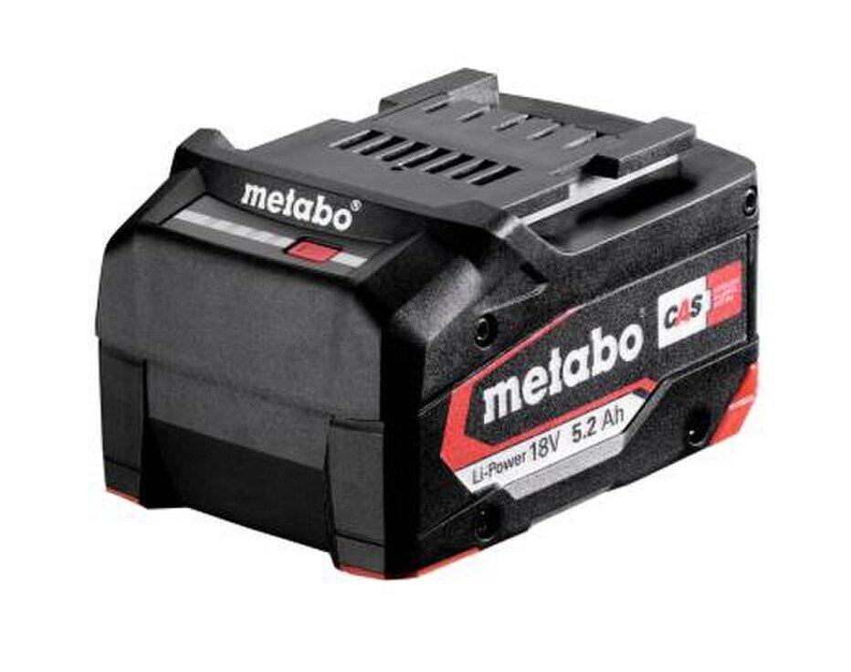 Metabo-625028000 Lipower akumulátorové zdroje 18V 5,2 Ah 94 Wh