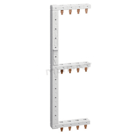 Hager-KCF668L Medziradová prepojovacia lišta 4P, ľavá, prepojenie zhora, 3 rady