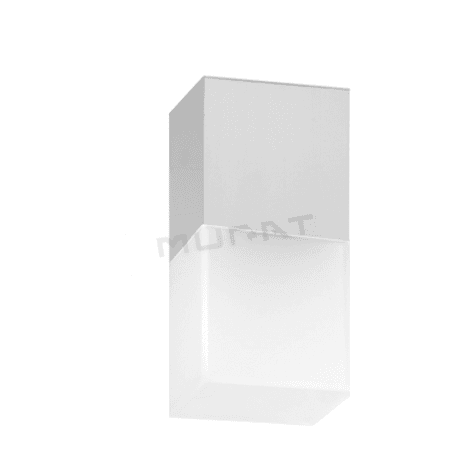 Svietidlo 0157101G Lux Est 85 wall/ceiling 12W E27 85x85x170mm hliník MarecoLuce